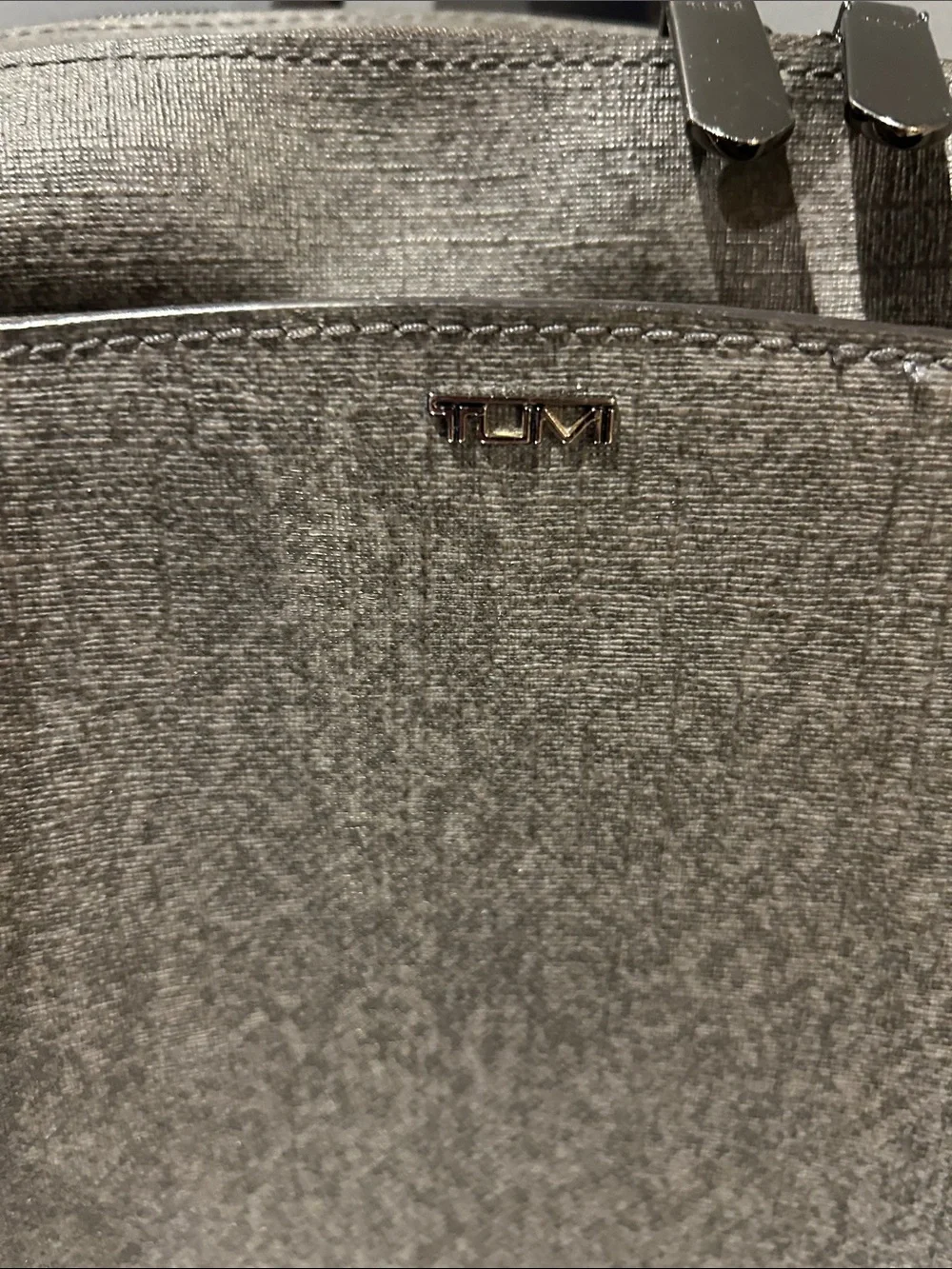 Tumi Stanton Becca in Earl Grey Textured Laptop Backpack gently used